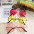 Women Fashion Retro Round Plastic Glasses Lens Sunglasses Eyewear Frame Glasses female Frame Driver Goggles Car Accessories Hot