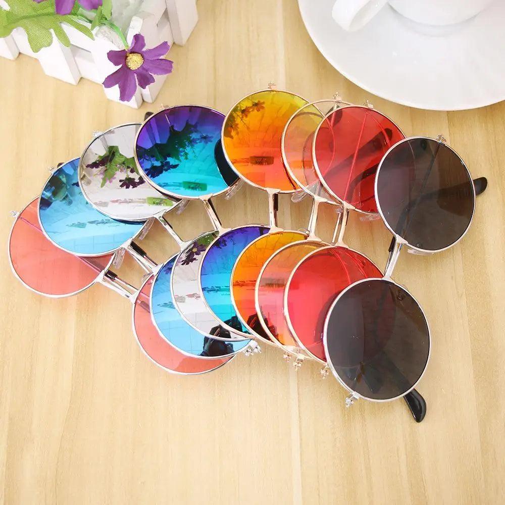 Women Fashion Retro Round Plastic Glasses Lens Sunglasses Eyewear Frame Glasses female Frame Driver Goggles Car Accessories Hot