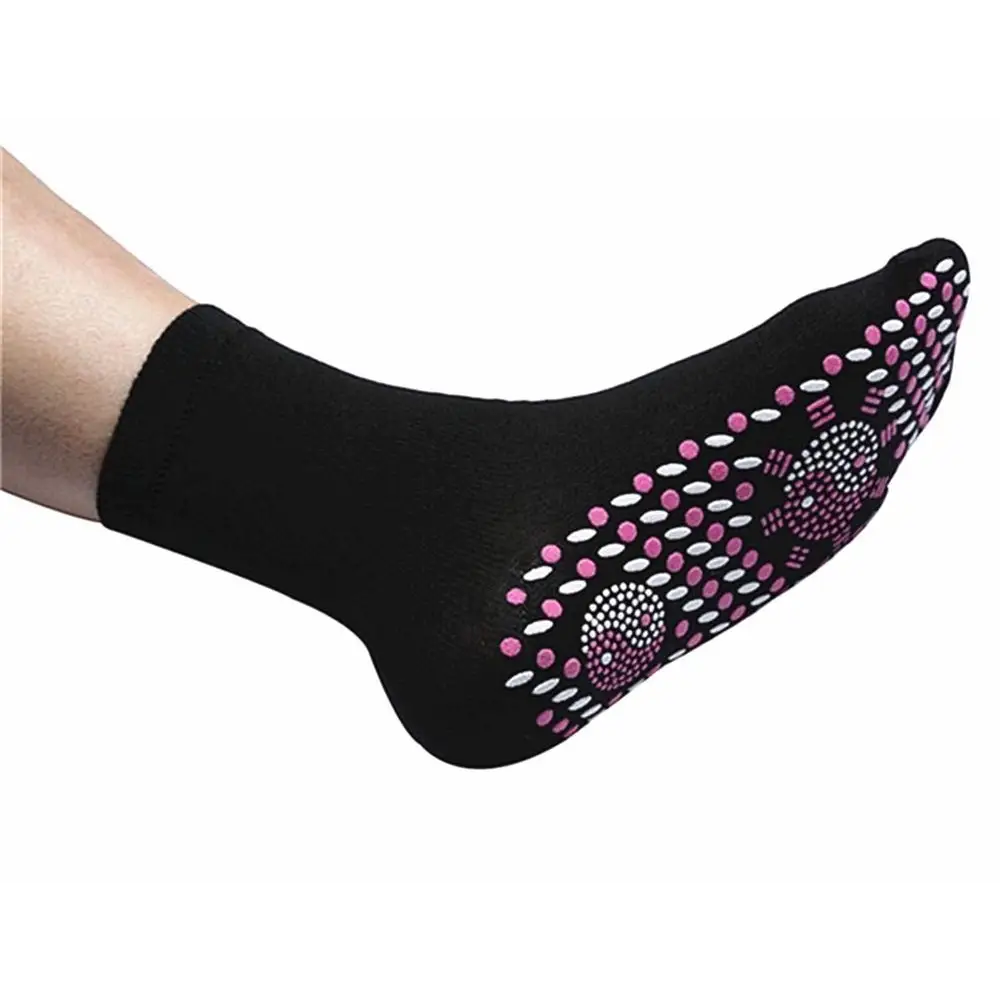 Unisex Self-heating Magnetic Socks Self-warming Comfortable Winter Warm Massage Soft Pain Relieve Socks - STEVVEX Fashion - 720, autumn socks, black socks, comfortable socks, Heated Socks, massage socks, men socks, red socks, self heating socks, socks, soft socks, unisex socks, warm massage socks, warm socks, white socks, winter socks, women socks - Stevvex.com