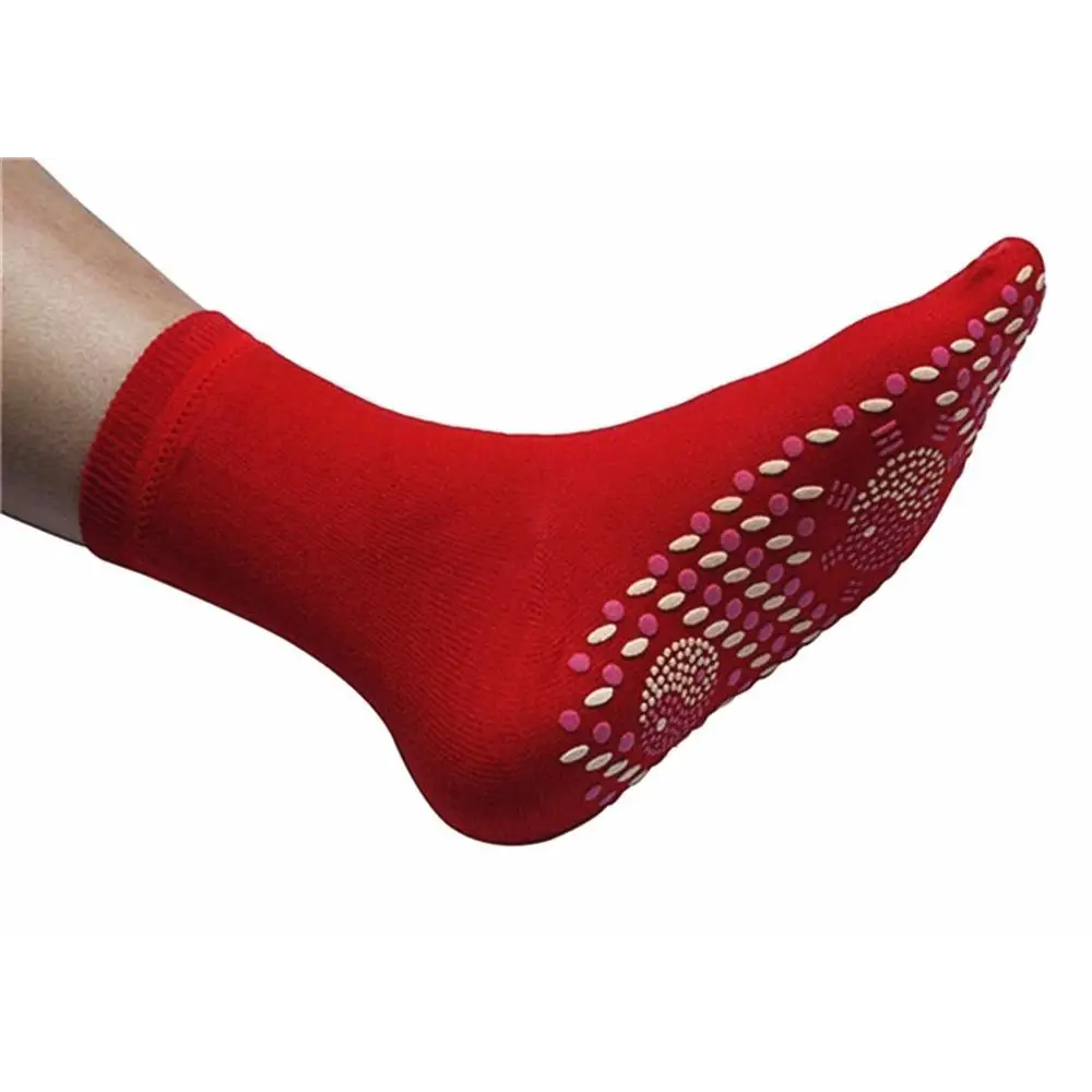 Unisex Self-heating Magnetic Socks Self-warming Comfortable Winter Warm Massage Soft Pain Relieve Socks - STEVVEX Fashion - 720, autumn socks, black socks, comfortable socks, Heated Socks, massage socks, men socks, red socks, self heating socks, socks, soft socks, unisex socks, warm massage socks, warm socks, white socks, winter socks, women socks - Stevvex.com