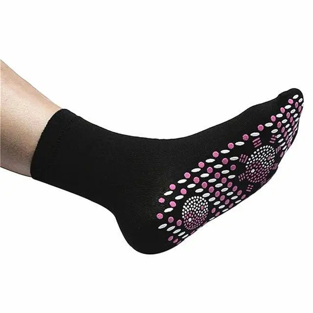 Unisex Self-heating Magnetic Socks Self-warming Comfortable Winter Warm Massage Soft Pain Relieve Socks - STEVVEX Fashion - 720, autumn socks, black socks, comfortable socks, Heated Socks, massage socks, men socks, red socks, self heating socks, socks, soft socks, unisex socks, warm massage socks, warm socks, white socks, winter socks, women socks - Stevvex.com