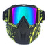 Unisex Snowboard Glasses Snowmobile Skiing Goggles For Men Women Windproof Sunglasses With Detachable Mask - 5