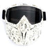 Unisex Snowboard Glasses Snowmobile Skiing Goggles For Men Women Windproof Sunglasses With Detachable Mask - 11