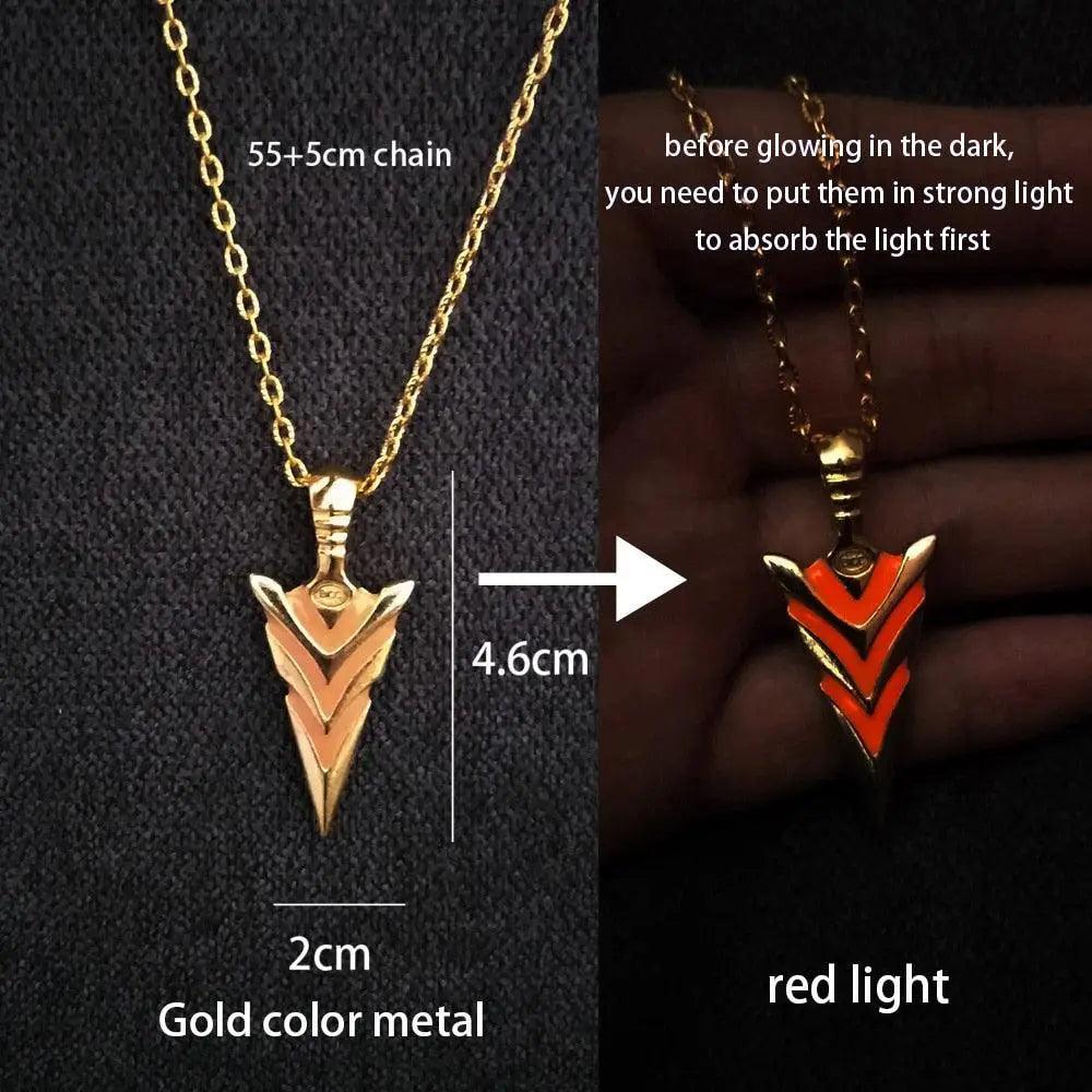 Unisex Vintage Glowing Arrow Necklace Glow In The Dark Necklaces For Women Men Excellent Gift Unique Design - STEVVEX Jewelry - 723, Arrow Necklace, Elegant Necklace, Glowing Arrow Necklace, Glowing Jewelry, Glowing Necklace, Jewelry, Luxury Necklace, Men Necklace, Necklace, Necklaces, Pendant Necklaces, Unisex Necklace, Unisex Necklaces, Vintage Glowing Arrow Necklace, Vintage Glowing Necklace, Vintage Necklace, Vintage Necklaces, Woman Necklace, Woman Pendant Necklaces - Stevvex.com