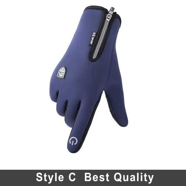 Unisex Winter Blue Touch Screen Gloves Windproof Men And Women Ski Touchscreen Texting Gloves Autumn Warm And Soft Anti Slip Gloves For Cold Weathers - STEVVEX Fashion - 717, anti slip gloves, comfortable gloves, fashion gloves, gloves, gloves for winter, mens gloves, retro gloves, snow gloves, sports gloves, touchscreen gloves, unisex gloves, warm gloves, waterproof gloves, windproof gloves, winter gloves, womens gloves - Stevvex.com