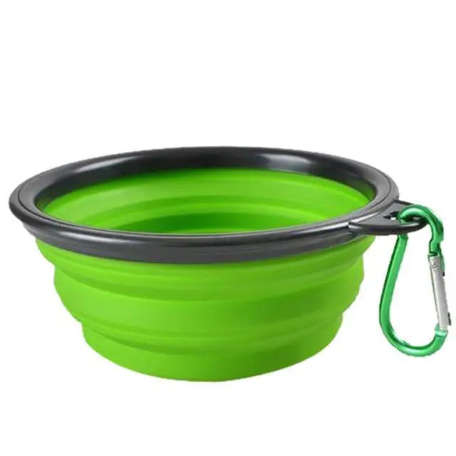 Universal Colorful Collapsible Silicone Dog Food Water Bowl Foldable Cup Dish For Pet Portable Travel Bowl For Dog