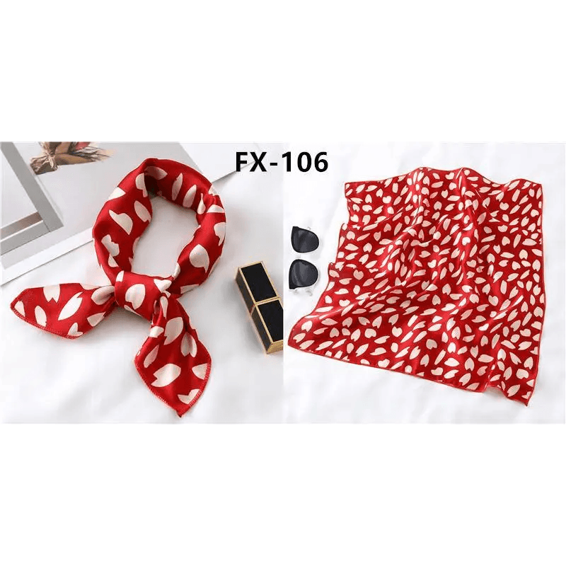 Versatile Square Silk Scarf For Women Fashionable Printed Small Neck Scarfs Office Lady Hair Band Foulard Hand For Female Bandana Shawl - ALLURELATION - 577, Bandana, Bandana Shawl, best quality scarf, elegant silk scarf, Fashionable Printed scarf, Foulard Hand For Female, gift for girls, Hair Accessories, hair band, Matching scarfs, Office Lady Hair Band, Outdoor Sports scarf, scarf, Scarf for Women, Small Neck Scarfs, Square Silk Scarf, Top quality scarfs, unique style scarf, Women Headband - Stevvex.com