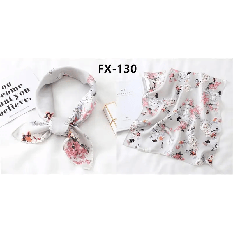 Versatile Square Silk Scarf For Women Fashionable Printed Small Neck Scarfs Office Lady Hair Band Foulard Hand For Female Bandana Shawl - ALLURELATION - 577, Bandana, Bandana Shawl, best quality scarf, elegant silk scarf, Fashionable Printed scarf, Foulard Hand For Female, gift for girls, Hair Accessories, hair band, Matching scarfs, Office Lady Hair Band, Outdoor Sports scarf, scarf, Scarf for Women, Small Neck Scarfs, Square Silk Scarf, Top quality scarfs, unique style scarf, Women Headband - Stevvex.com