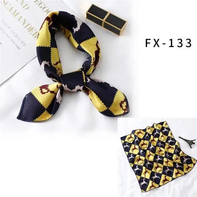 Versatile Square Silk Scarf For Women Fashionable Printed Small Neck Scarfs Office Lady Hair Band Foulard Hand For Female Bandana Shawl - ALLURELATION - 577, Bandana, Bandana Shawl, best quality scarf, elegant silk scarf, Fashionable Printed scarf, Foulard Hand For Female, gift for girls, Hair Accessories, hair band, Matching scarfs, Office Lady Hair Band, Outdoor Sports scarf, scarf, Scarf for Women, Small Neck Scarfs, Square Silk Scarf, Top quality scarfs, unique style scarf, Women Headband - Stevvex.com