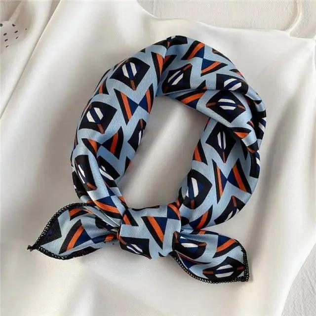 Versatile Square Silk Scarf For Women Fashionable Printed Small Neck Scarfs Office Lady Hair Band Foulard Hand For Female Bandana Shawl - ALLURELATION - 577, Bandana, Bandana Shawl, best quality scarf, elegant silk scarf, Fashionable Printed scarf, Foulard Hand For Female, gift for girls, Hair Accessories, hair band, Matching scarfs, Office Lady Hair Band, Outdoor Sports scarf, scarf, Scarf for Women, Small Neck Scarfs, Square Silk Scarf, Top quality scarfs, unique style scarf, Women Headband - Stevvex.com