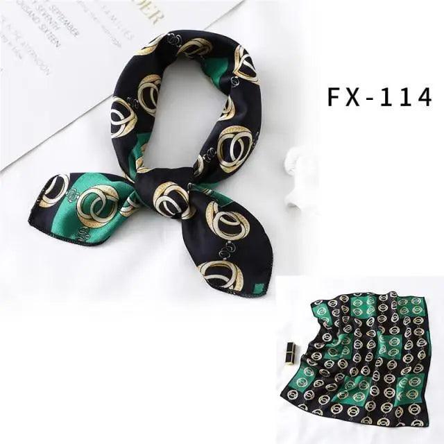 Versatile Square Silk Scarf For Women Fashionable Printed Small Neck Scarfs Office Lady Hair Band Foulard Hand For Female Bandana Shawl - ALLURELATION - 577, Bandana, Bandana Shawl, best quality scarf, elegant silk scarf, Fashionable Printed scarf, Foulard Hand For Female, gift for girls, Hair Accessories, hair band, Matching scarfs, Office Lady Hair Band, Outdoor Sports scarf, scarf, Scarf for Women, Small Neck Scarfs, Square Silk Scarf, Top quality scarfs, unique style scarf, Women Headband - Stevvex.com