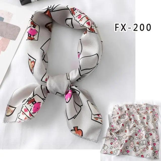 Versatile Square Silk Scarf For Women Fashionable Printed Small Neck Scarfs Office Lady Hair Band Foulard Hand For Female Bandana Shawl - ALLURELATION - 577, Bandana, Bandana Shawl, best quality scarf, elegant silk scarf, Fashionable Printed scarf, Foulard Hand For Female, gift for girls, Hair Accessories, hair band, Matching scarfs, Office Lady Hair Band, Outdoor Sports scarf, scarf, Scarf for Women, Small Neck Scarfs, Square Silk Scarf, Top quality scarfs, unique style scarf, Women Headband - Stevvex.com