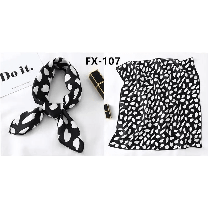 Versatile Square Silk Scarf For Women Fashionable Printed Small Neck Scarfs Office Lady Hair Band Foulard Hand For Female Bandana Shawl - ALLURELATION - 577, Bandana, Bandana Shawl, best quality scarf, elegant silk scarf, Fashionable Printed scarf, Foulard Hand For Female, gift for girls, Hair Accessories, hair band, Matching scarfs, Office Lady Hair Band, Outdoor Sports scarf, scarf, Scarf for Women, Small Neck Scarfs, Square Silk Scarf, Top quality scarfs, unique style scarf, Women Headband - Stevvex.com