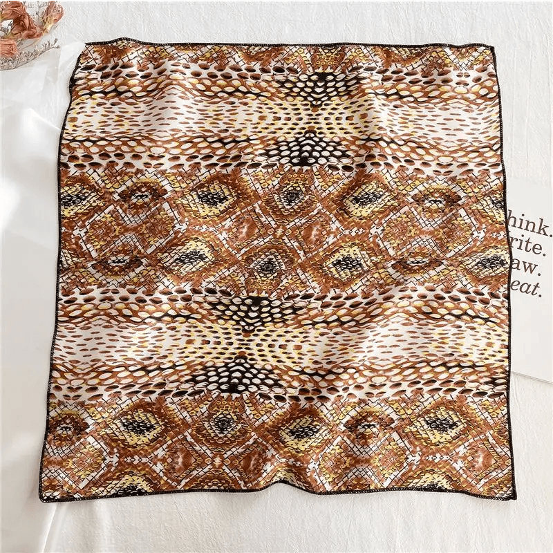 Versatile Square Silk Scarf For Women Fashionable Printed Small Neck Scarfs Office Lady Hair Band Foulard Hand For Female Bandana Shawl - ALLURELATION - 577, Bandana, Bandana Shawl, best quality scarf, elegant silk scarf, Fashionable Printed scarf, Foulard Hand For Female, gift for girls, Hair Accessories, hair band, Matching scarfs, Office Lady Hair Band, Outdoor Sports scarf, scarf, Scarf for Women, Small Neck Scarfs, Square Silk Scarf, Top quality scarfs, unique style scarf, Women Headband - Stevvex.com