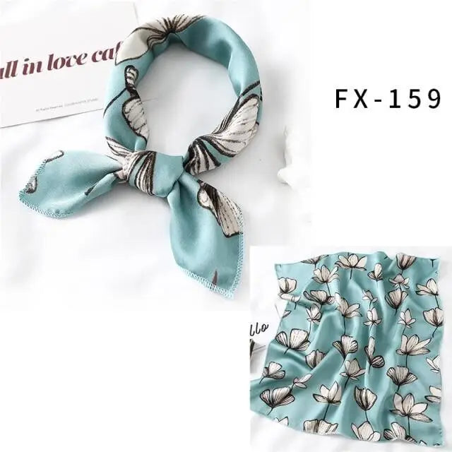 Versatile Square Silk Scarf For Women Fashionable Printed Small Neck Scarfs Office Lady Hair Band Foulard Hand For Female Bandana Shawl - ALLURELATION - 577, Bandana, Bandana Shawl, best quality scarf, elegant silk scarf, Fashionable Printed scarf, Foulard Hand For Female, gift for girls, Hair Accessories, hair band, Matching scarfs, Office Lady Hair Band, Outdoor Sports scarf, scarf, Scarf for Women, Small Neck Scarfs, Square Silk Scarf, Top quality scarfs, unique style scarf, Women Headband - Stevvex.com