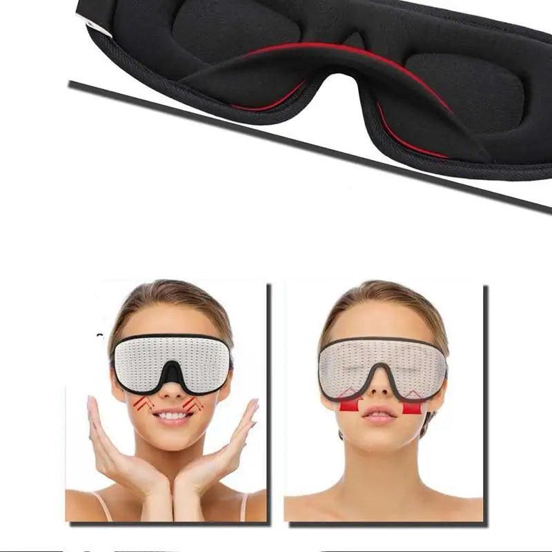 Vintage Blocking Light Sleeping Eye Mask Soft Padded Travel Shade Cover Cool Style Blindfold Eye Cover Sleep Mask Eye