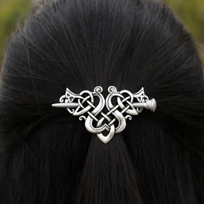 Vintage Crown Elegant Metal Hair Stick Slide Hair Clip Charming Fashionable Design Hair Clips Women Hair Jewelry - 16