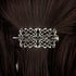 Vintage Crown Elegant Metal Hair Stick Slide Hair Clip Charming Fashionable Design Hair Clips Women Hair Jewelry