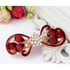 Vintage Crystal Hair Clip Elegant Design Barrettes Butterfly Spring Hair Barrettes Clip For Women Charming Flower Hair