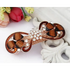 Vintage Crystal Hair Clip Elegant Design Barrettes Butterfly Spring Hair Barrettes Clip For Women Charming Flower Hair