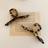 Vintage Leopard Hair Claws Big Hair Claw Clips Headdress Metal Hairpin Fashion Claw Clips For Women Girls Thin Hair Non