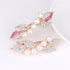 Vintage Rhinestone Ladies Leaf Shape Hair Barrettes Charming Hair Clips For Women Fancy Hair Clips - STIL7656TYGHY