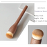 Vintage Style 1Pcs European Wood Handle Makeup Brush High Quality Loose Powder Brush Foundation Brush Super Soft