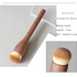 Vintage Style 1Pcs European Wood Handle Makeup Brush High Quality Loose Powder Brush Foundation Brush Super Soft