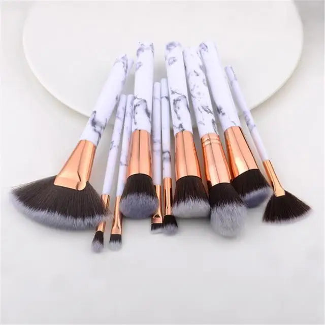 Vintage Style 5/10/15Pcs Makeup Brushes Set Powder Eye Shadow Foundation Blush Blending Make Up Brush Beauty Cosmetic