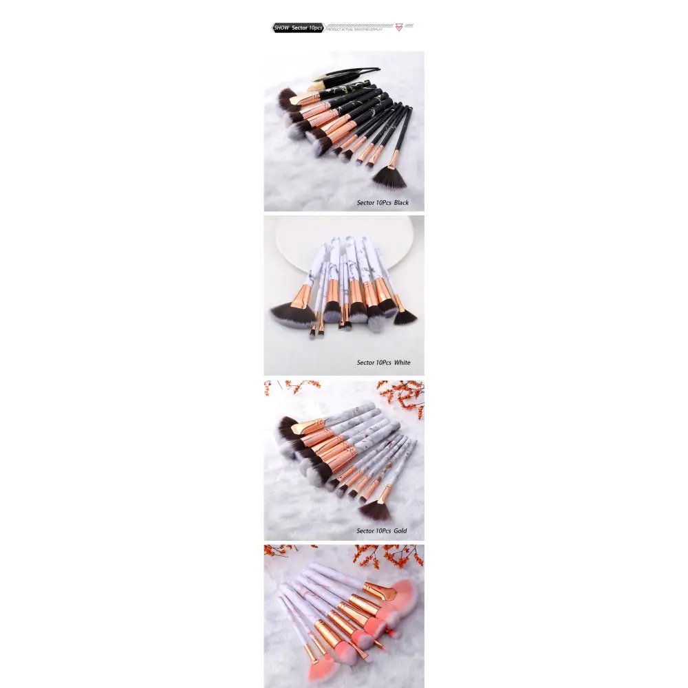 Vintage Style 5/10/15Pcs Makeup Brushes Set Powder Eye Shadow Foundation Blush Blending Make Up Brush Beauty Cosmetic