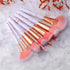 Vintage Style 5/10/15Pcs Makeup Brushes Set Powder Eye Shadow Foundation Blush Blending Make Up Brush Beauty Cosmetic