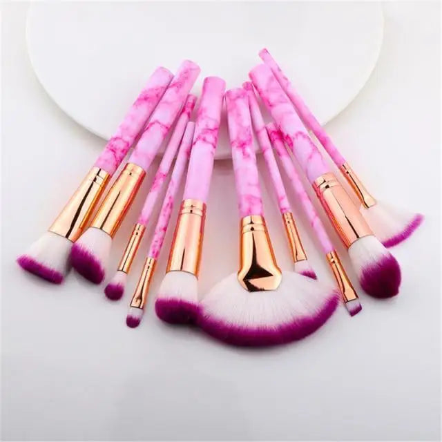 Vintage Style 5/10/15Pcs Makeup Brushes Set Powder Eye Shadow Foundation Blush Blending Make Up Brush Beauty Cosmetic