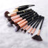 Vintage Style 5/10/15Pcs Makeup Brushes Set Powder Eye Shadow Foundation Blush Blending Make Up Brush Beauty Cosmetic