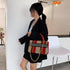 Vintage Style Canvas Handbags Casual Ladies Bags With Large Capacity Shoulder Bags Fashionable Crossbody Bags for Women