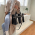 Vintage Style Canvas Handbags Casual Ladies Bags With Large Capacity Shoulder Bags Fashionable Crossbody Bags for Women