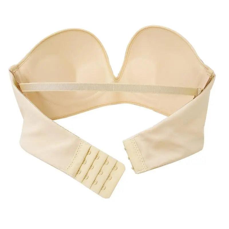 Vintage Style Front Closure Sexy Push Up Bra Women Invisible Bras Underwear Lingerie for Female Brassiere Strapless