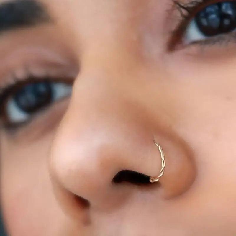 Vintage Style U Shape Fake Nose Ring for Women And Girls Stylish Personality Fake Nose Lip Nose Ring - ALLURELATION - 556, Angel Wing Stainless Steel Ring, Antique Jewelry, fake nose ring, fashionable jewelry, gift jewelry, gift nose hoop, hot sale jewelry, Jewelry, Jewelry for casual outfit, jewelry in demand, luxury nose ring, modern Jewelry, Nose ring, party jewelry, trendy jewelry, U Shape Nose Ring, vintage jewelry, Vintage Style U shape Nose ring - Stevvex.com