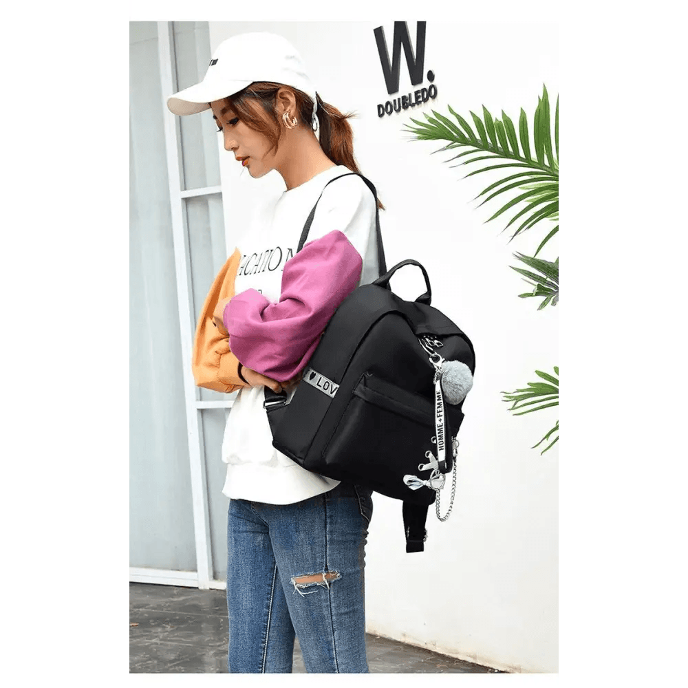 Vintage Style Waterproof Shoulder Backpack For Teenage Girls And Ladies Cute School Bags And Book Bag For Girls