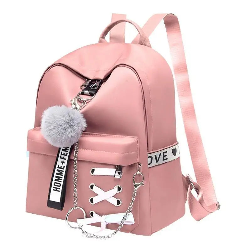 Vintage Style Waterproof Shoulder Backpack For Teenage Girls And Ladies Cute School Bags And Book Bag For Girls