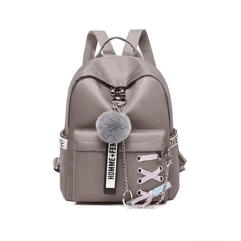 Vintage Style Waterproof Shoulder Backpack For Teenage Girls And Ladies Cute School Bags And Book Bag For Girls