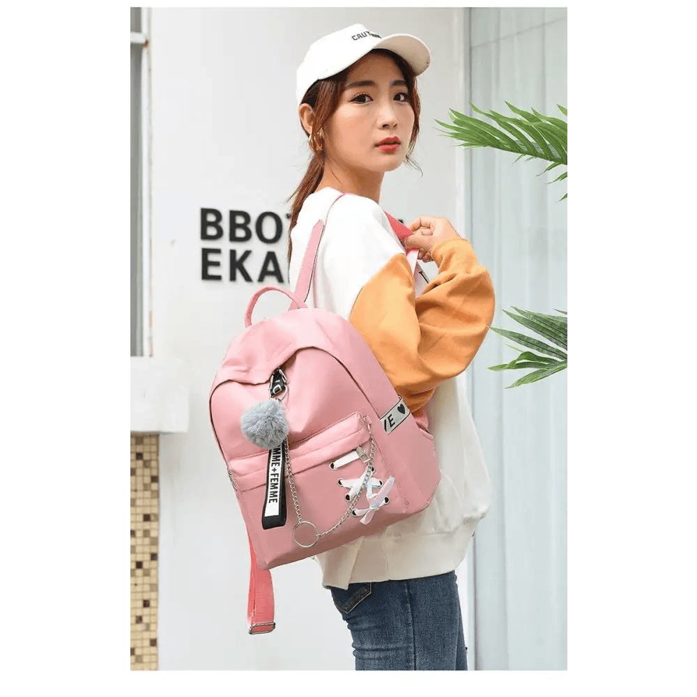 Vintage Style Waterproof Shoulder Backpack For Teenage Girls And Ladies Cute School Bags And Book Bag For Girls