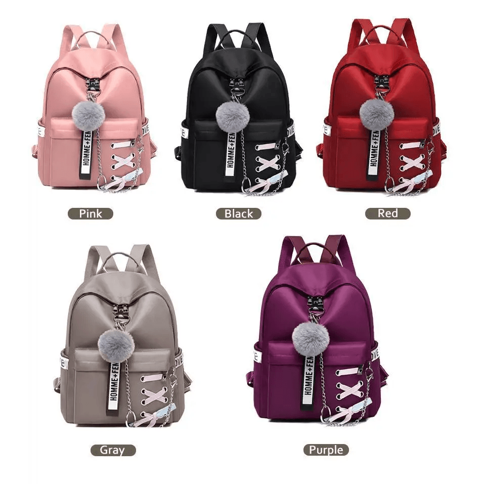 Vintage Style Waterproof Shoulder Backpack For Teenage Girls And Ladies Cute School Bags And Book Bag For Girls