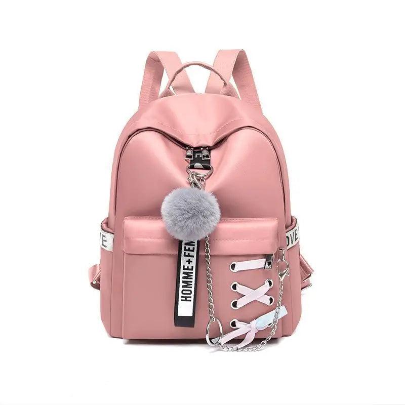 Vintage Style Waterproof Shoulder Backpack For Teenage Girls And Ladies Cute School Bags And Book Bag For Girls