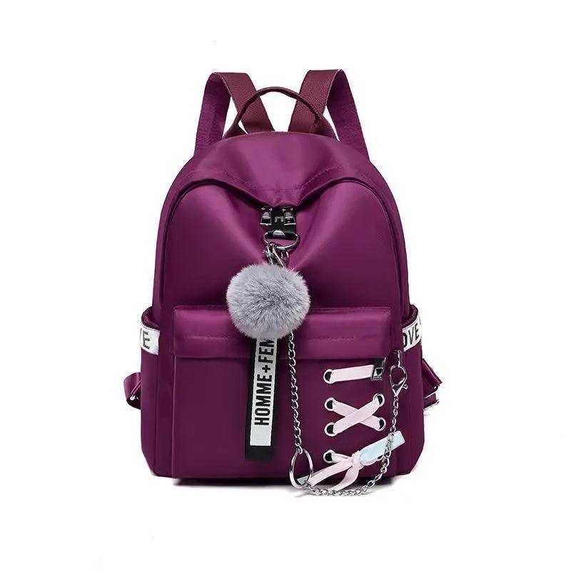 Vintage Style Waterproof Shoulder Backpack For Teenage Girls And Ladies Cute School Bags And Book Bag For Girls