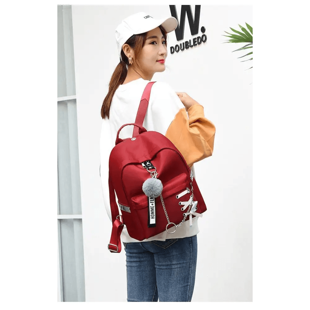 Vintage Style Waterproof Shoulder Backpack For Teenage Girls And Ladies Cute School Bags And Book Bag For Girls