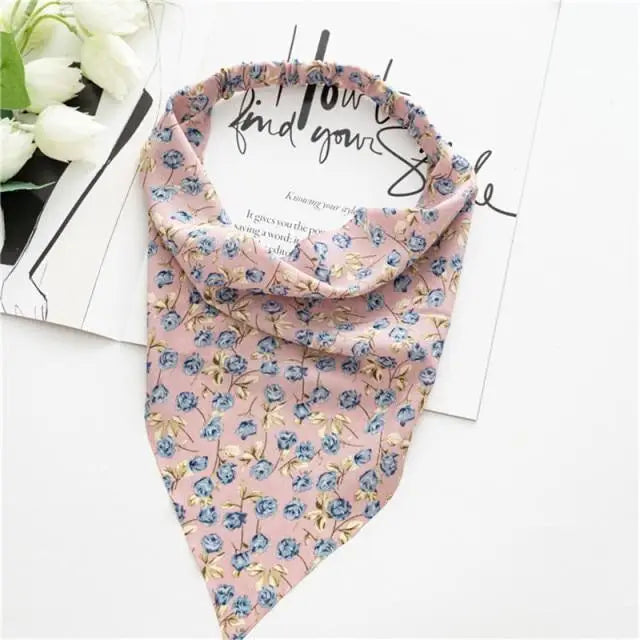 Vintage Style Women’s Bandana Hair Band Scarf Print Paisley Bandanas Headwear Wrist Head Wrap Hair Scarf Headwear