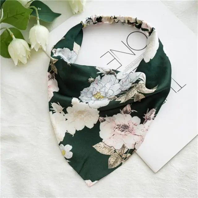 Vintage Style Women’s Bandana Hair Band Scarf Print Paisley Bandanas Headwear Wrist Head Wrap Hair Scarf Headwear