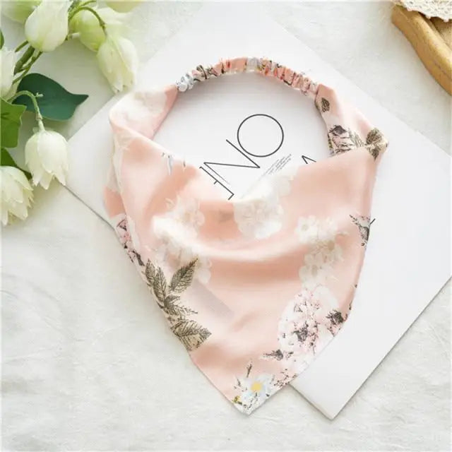 Vintage Style Women’s Bandana Hair Band Scarf Print Paisley Bandanas Headwear Wrist Head Wrap Hair Scarf Headwear