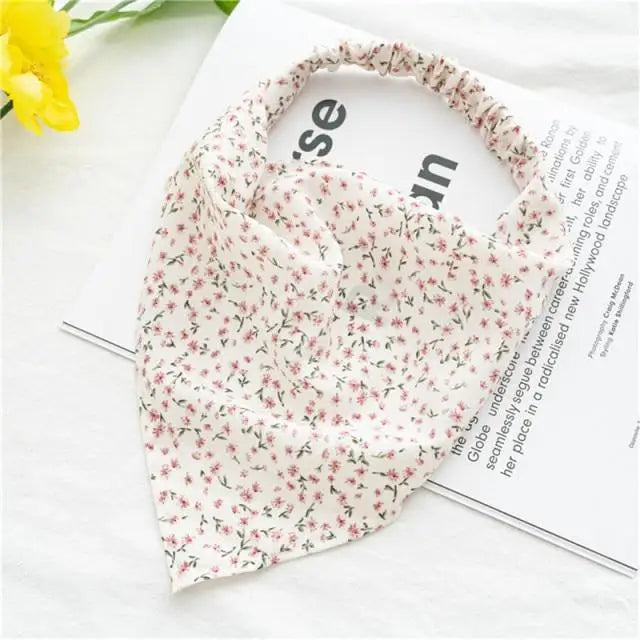 Vintage Style Women’s Bandana Hair Band Scarf Print Paisley Bandanas Headwear Wrist Head Wrap Hair Scarf Headwear