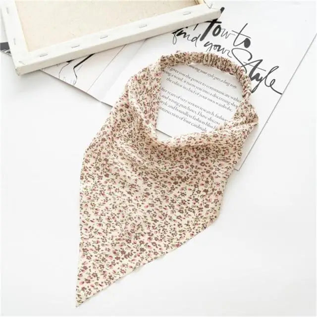 Vintage Style Women’s Bandana Hair Band Scarf Print Paisley Bandanas Headwear Wrist Head Wrap Hair Scarf Headwear